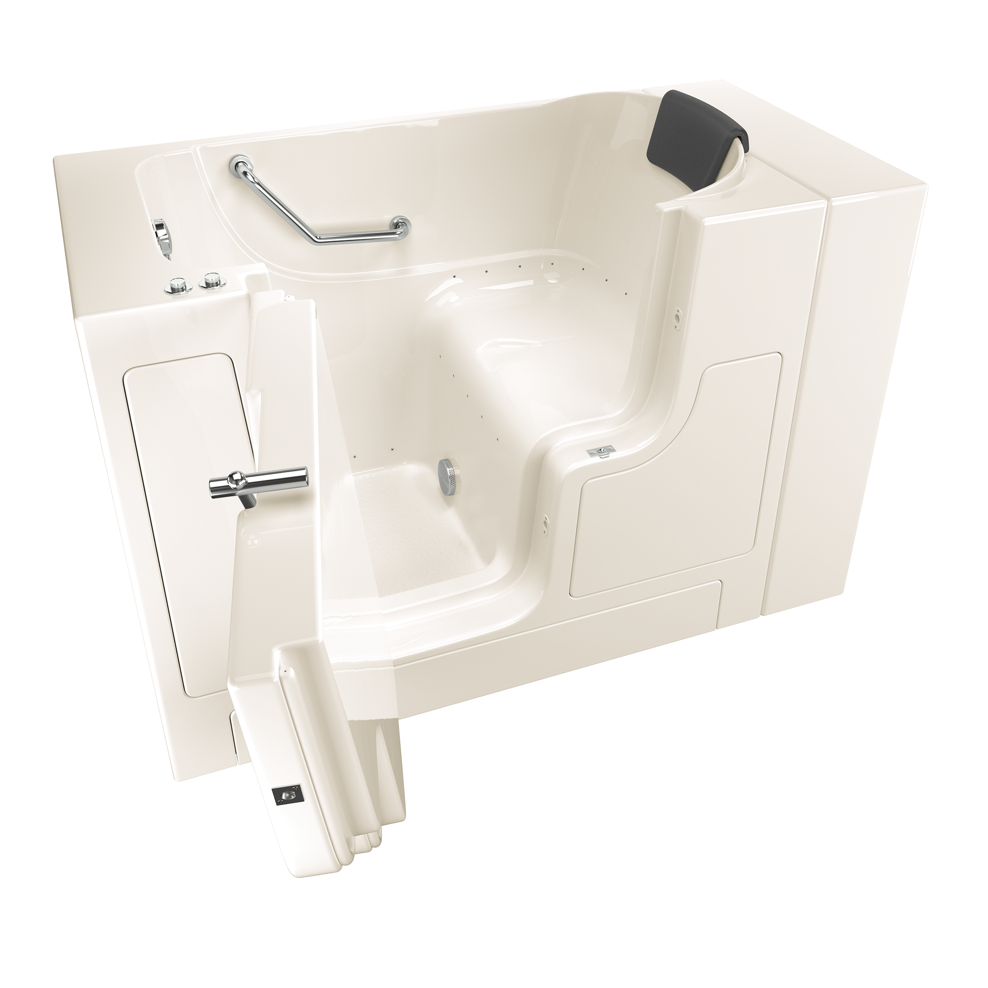 Gelcoat Premium Series 30 x 52 Inch Walkin Tub With Air Spa System